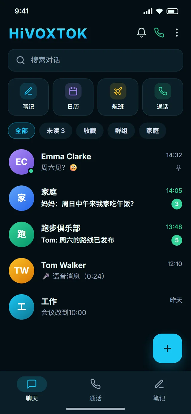 私密端到端加密消息